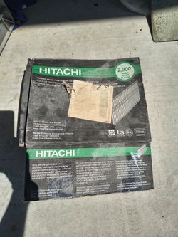 Hitachi 2000 count framing nails