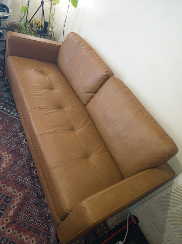 Genuine Leather Couch For Sale