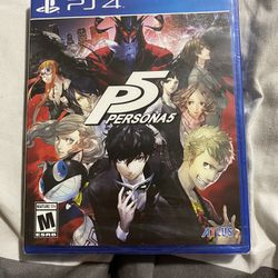 Persona 5 Ps4 Brand New Sealed 