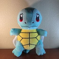 Pokemon Squirtle Plush Stuffed Animal 8" Toy Zenigame Reptilian 2018 WCT
