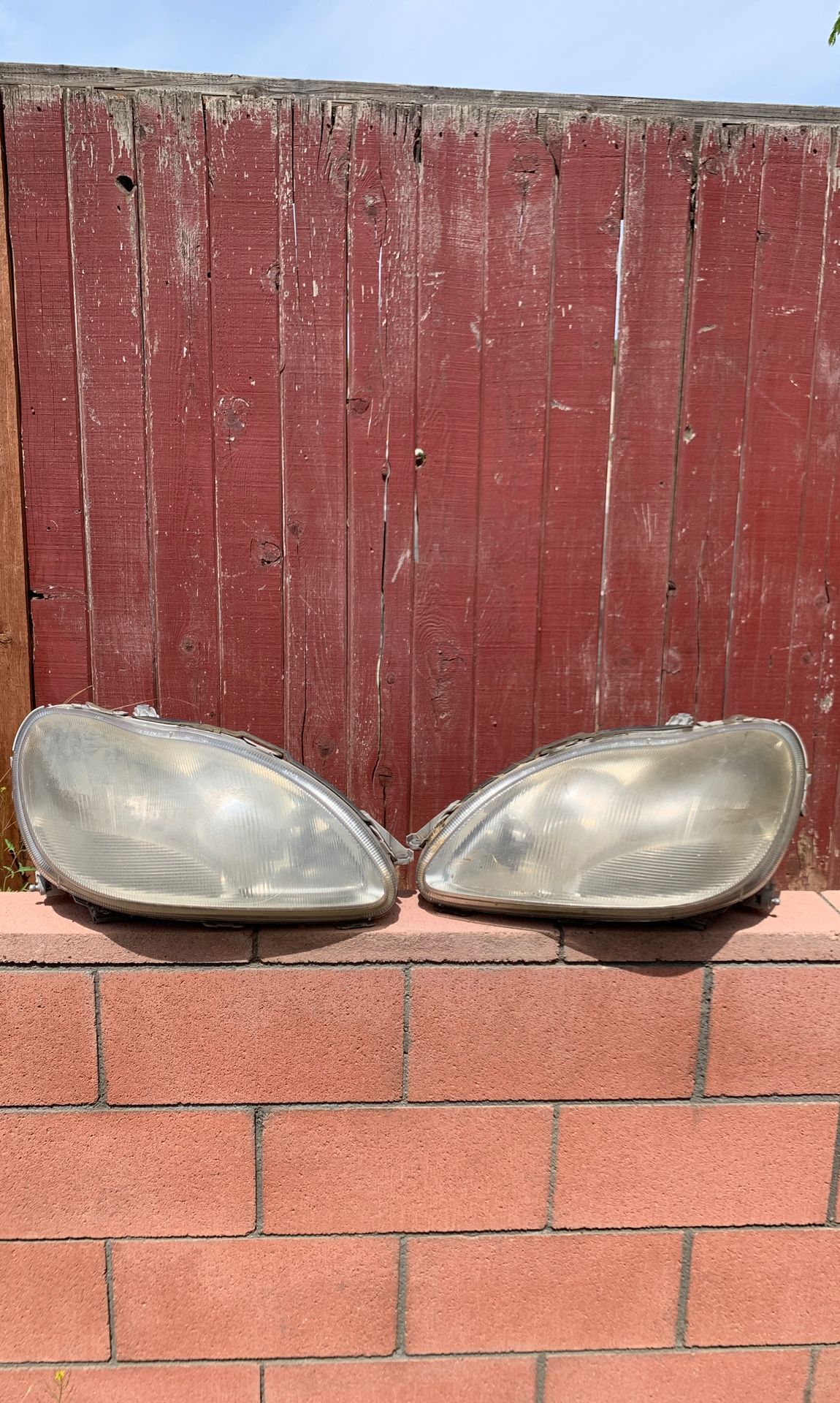 Mercedes s class headlights parts