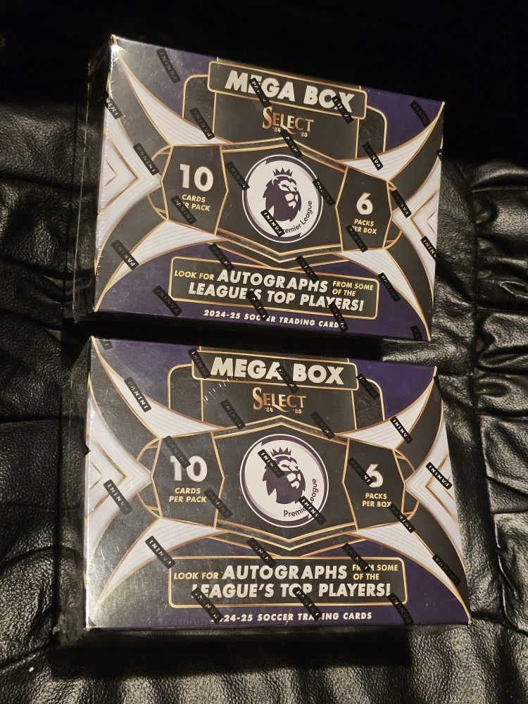 2024-25 Panini SELECT EPL English Premier League Soccer Hobby MEGA Box! 2 Box Lot! $90 For Both