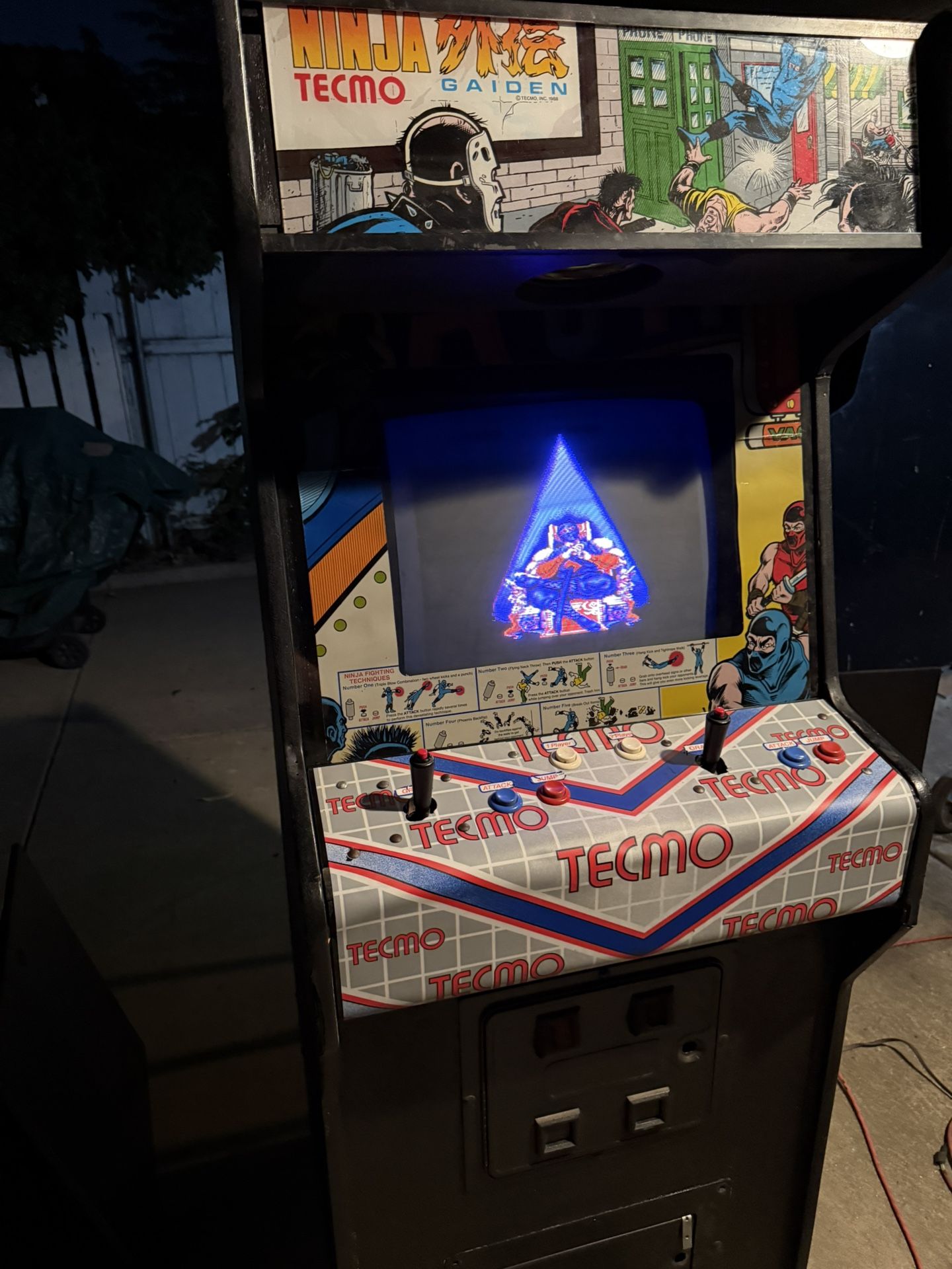 Ninja Gaiden Arcade Cabinet
