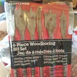 Craftman wood boring bits.