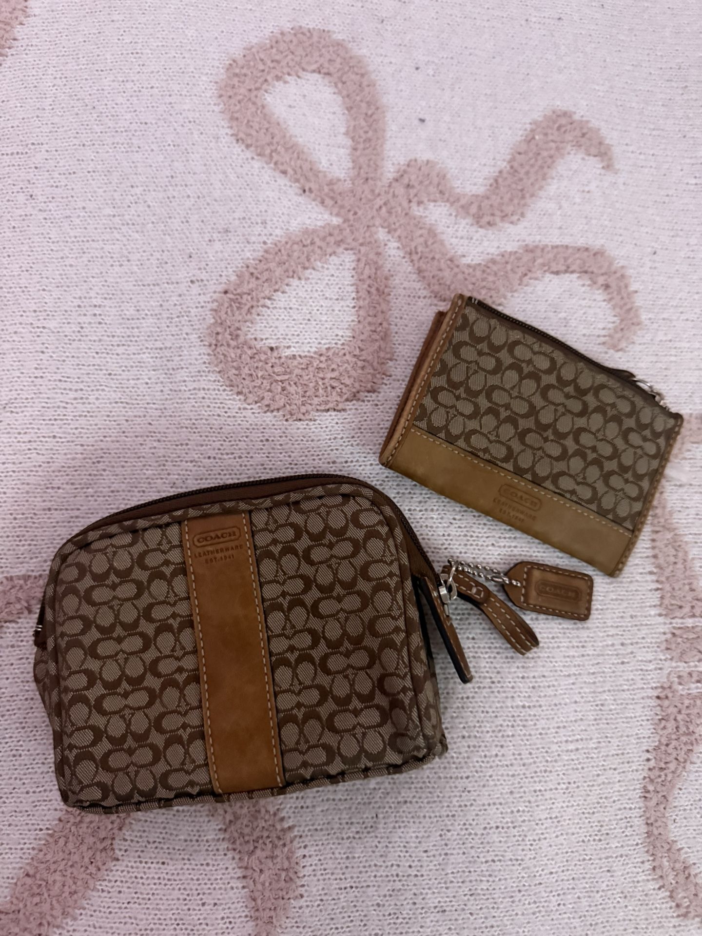 Brown Vintage Coach Accessories 