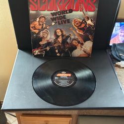1985 Scorpions 2 LP “World Wide Live” Great Condition 