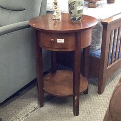 1 Drawer Side End Table Nightstand