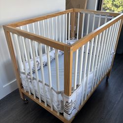 Baby Crib and Mattress 24x38