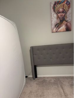Grey bed Frame