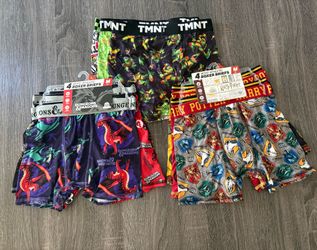 Medium (8) boys boxer briefs Ninja Turtles Harry Potter Dungeons & Dragons
