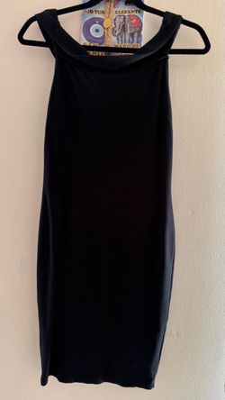 Black dress strech