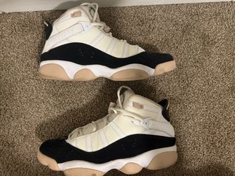 Jordan 6 Rings "White / Fossil Stone" - Size 9