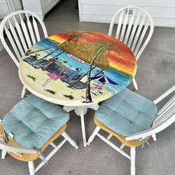 Hand Painted Dining Room Set 
