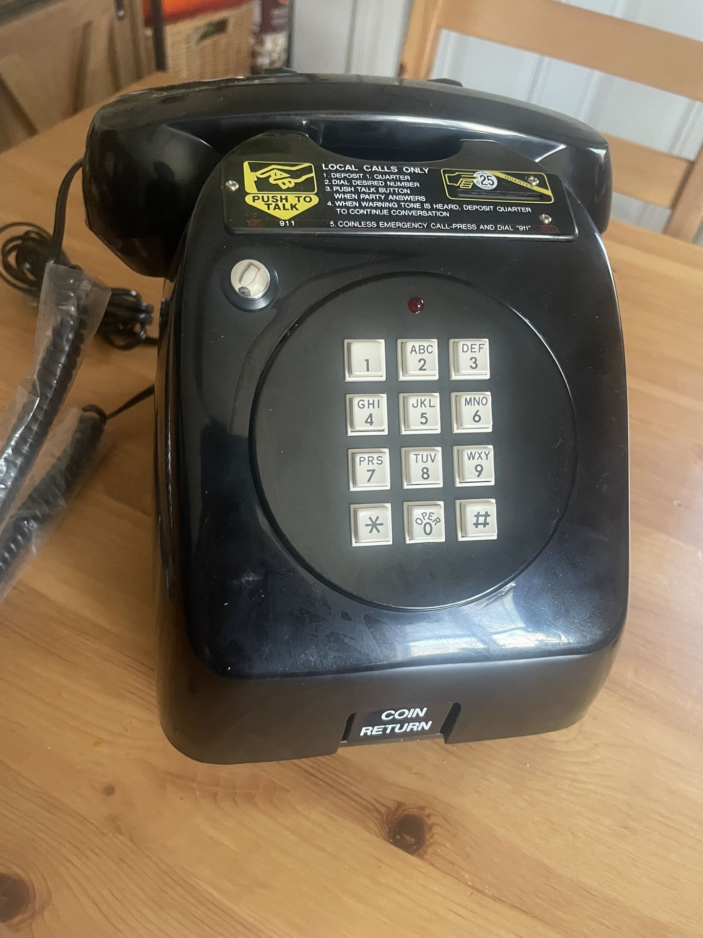 Antique Coin Telephone 50’s NEW Condition