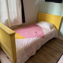 Twin Bed Frame Yellow
