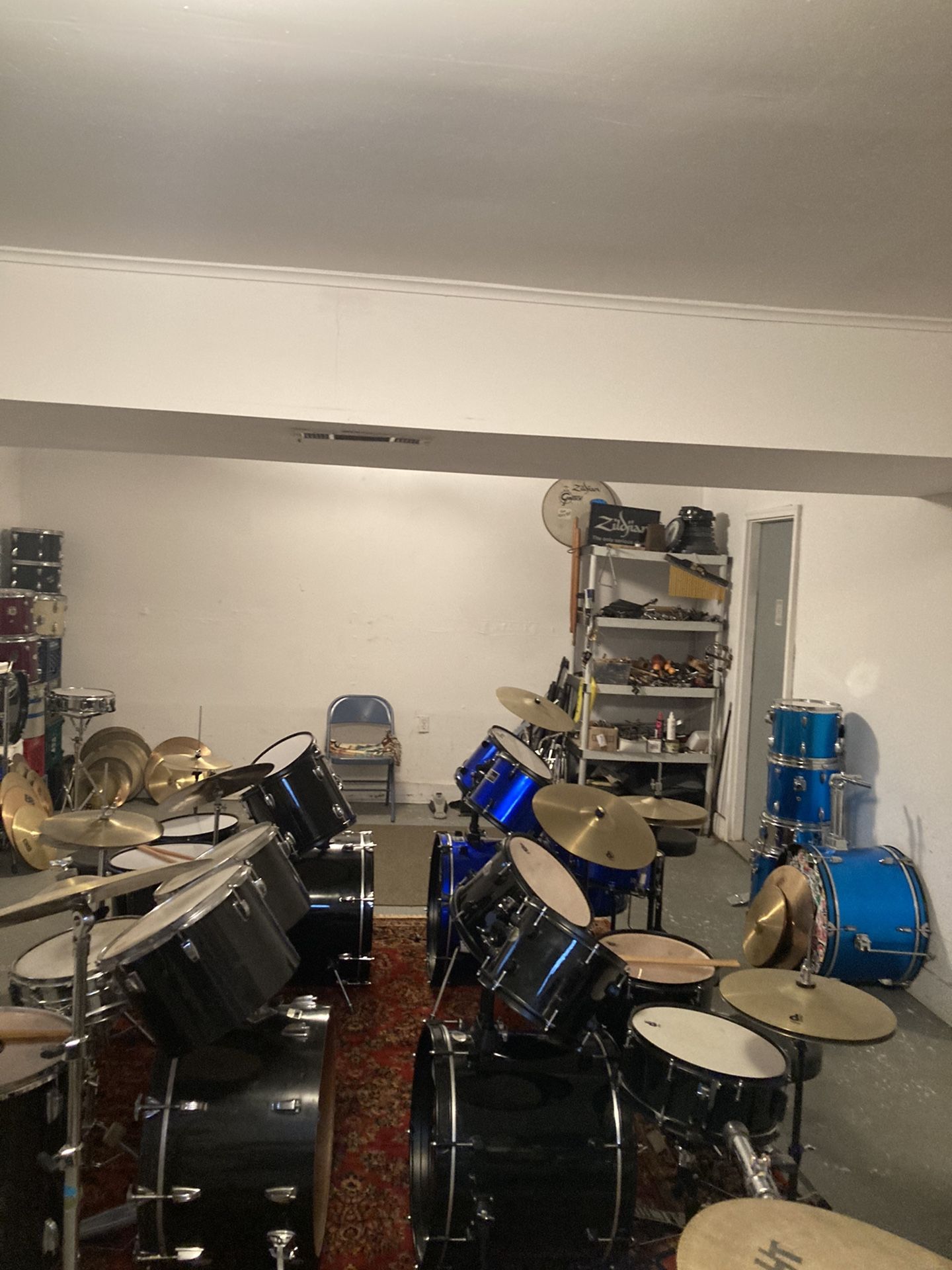 DRUM SETS , CYMBALS , MORE