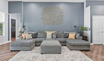 Living Spaces Sectional Sofa