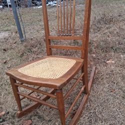 Vintage Small Spindle Back Rocking Chair