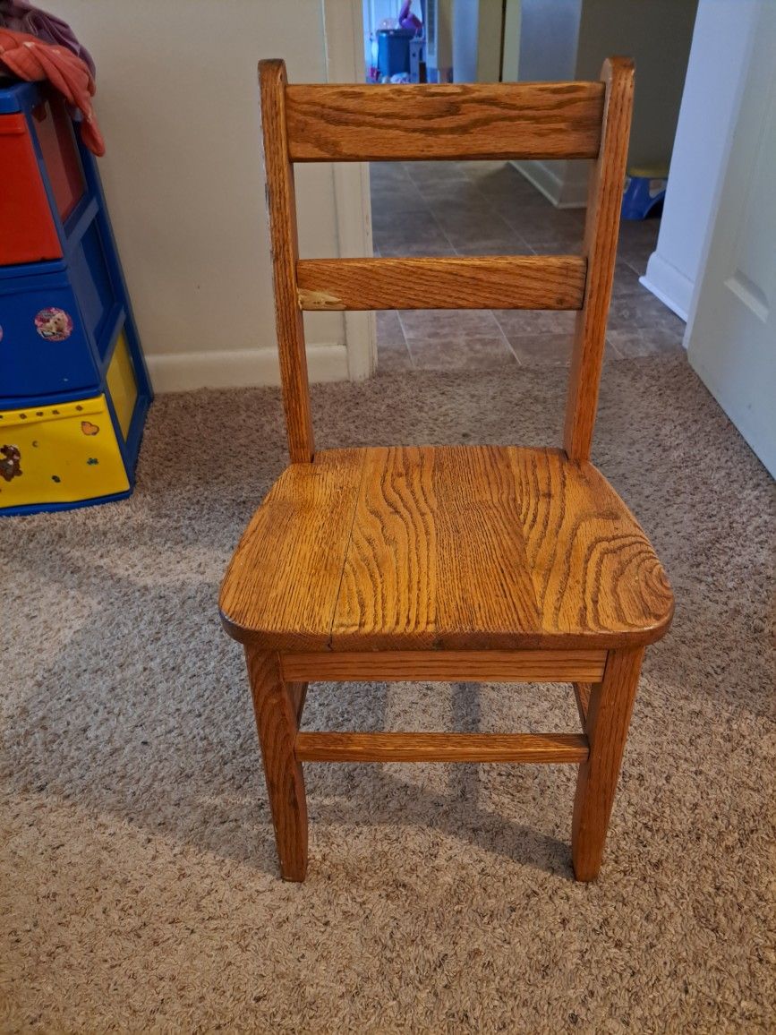 Wooden Childrens Chair