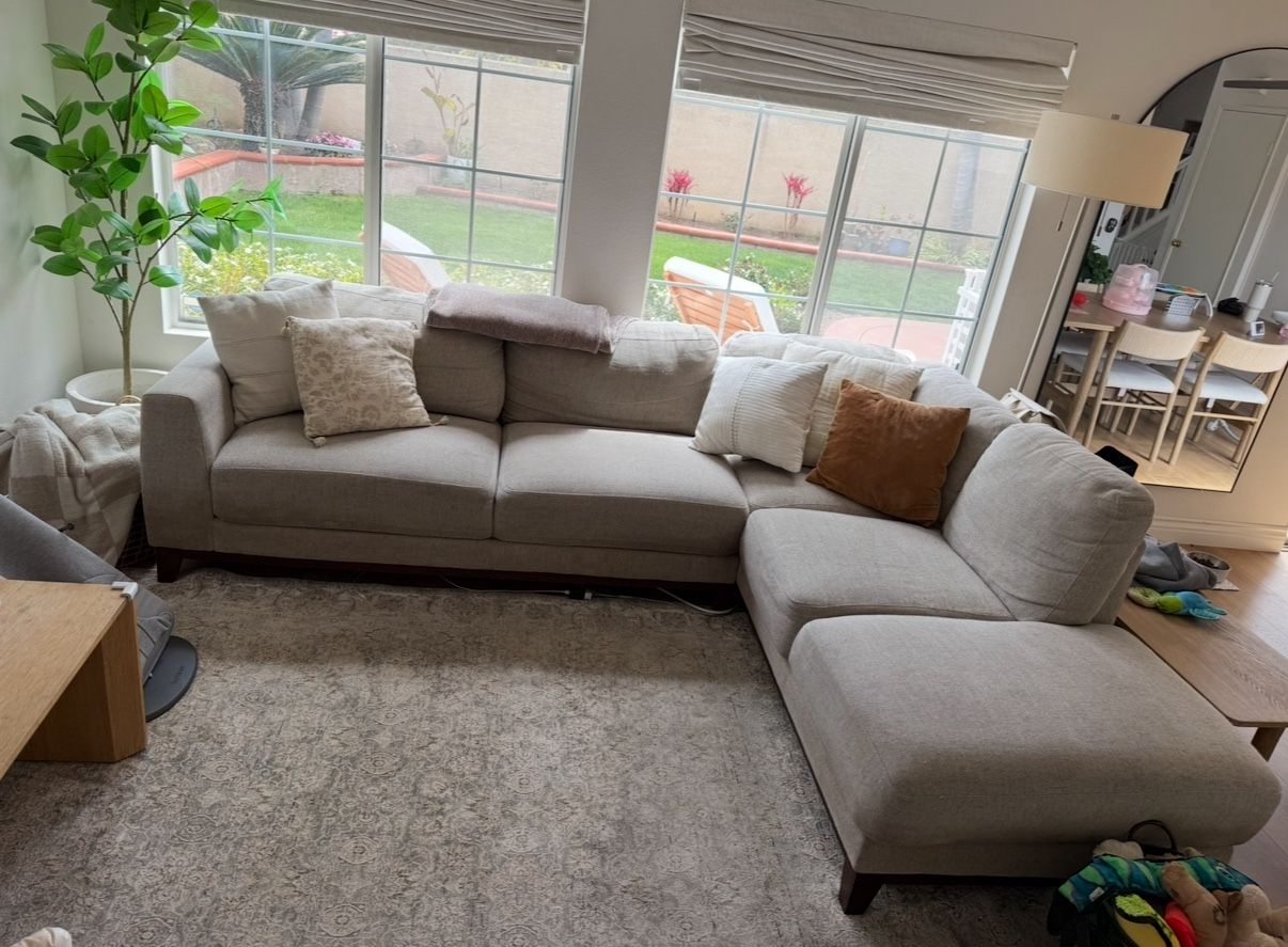Grey Sectional (Amherst Living Spaces)