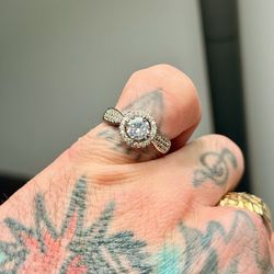 Gorgeous 😮‍💨 !! AAA Grade Cz + 925 Sterling Silver Ring !