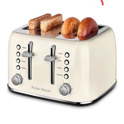 4 slice toaster new originally 60$