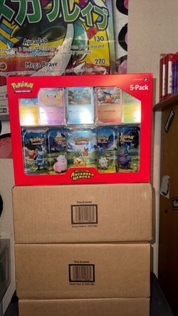 Ascended heroes 5 pack mini tins Pokemon cards