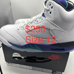 Jordan 5 Retro Grape Size 12
