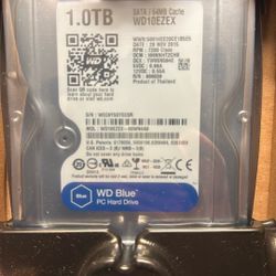 WD Blue. PC Hard Drive. 1.0 TB