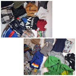 36 peice lot Boy clothing 18 month 24 month 2t toddler