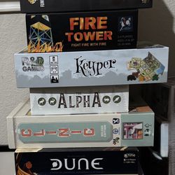 Board Game Lot - Dune , Fire Tower, Nestlings…etc