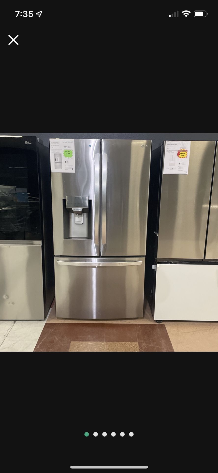 L G Stainless Steel French Door Refrigerator‼️‼️