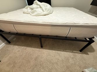Queen bed frame & Mattress