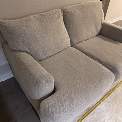 NEED GONE Gray loveseat couch sofa
