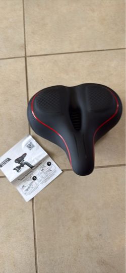 New Wide Comfort Bike Seat Saddle