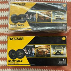 Kicker 46CSC654 6.5” Speakers (2 each per box/4 total)
