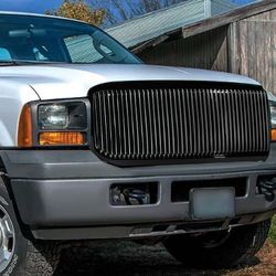 05 06 and 07 Ford F250 F350 F450 F550 Black Grille Parrilla Negra Gril