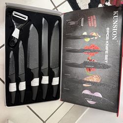 Kunsion 6 pcs knife set