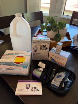 Pet diabetes supplies alpha trak 3, with a brand new bottle of test strips