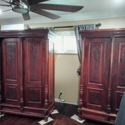 Two Antique Armoires (200 Each)