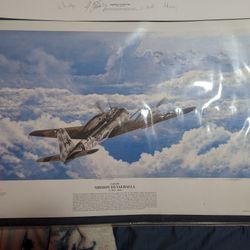 3 War Prints With Signatures 