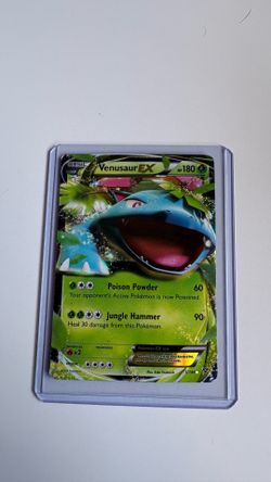 Venusaur EX Holo 1/146 Basic Grass 180 HP Pokémon TCG Card Jungle Hammer 2014