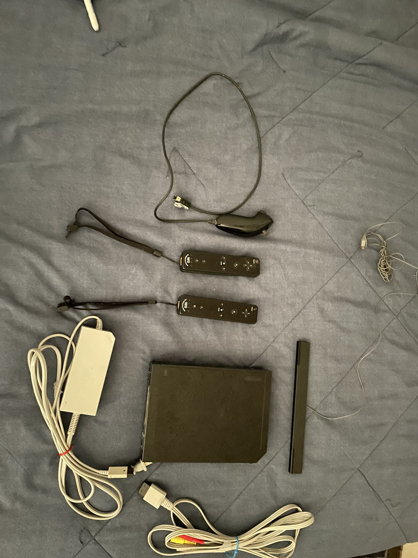 wii with multiple games