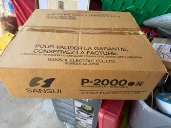 Sansui P-2000 Turntable Automatic with Original Box - Excellent