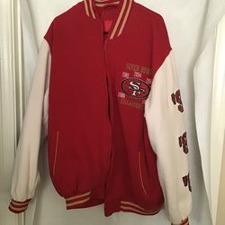 San Francisco 49ers Super bowl Championship Jacket - Large