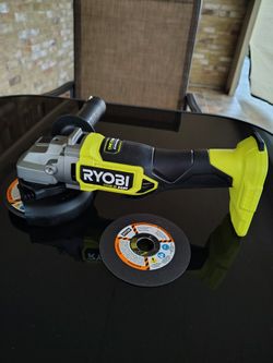 RYOBI
ONE+ HP 18V Brushless Cordless 4-1/2 in. Angle Grinder -TOOL ONLY/ NEW OPEN BOX 