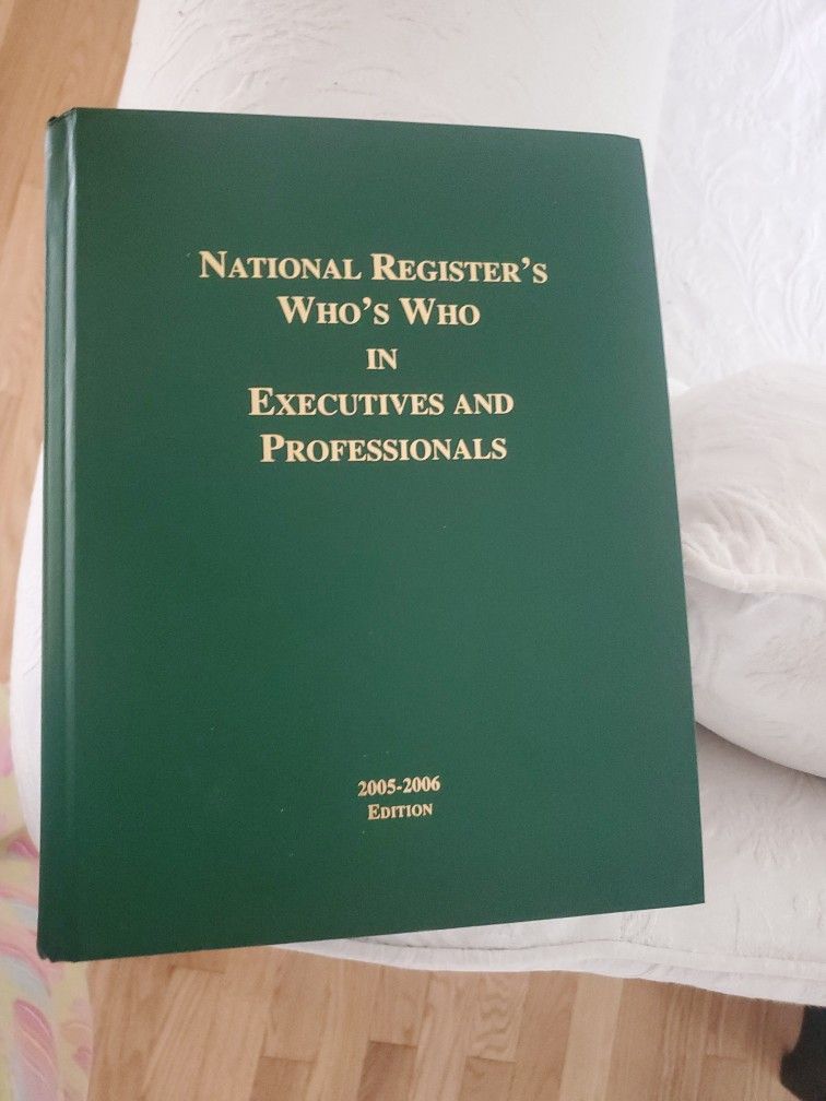 National Registers  Who's Who 2004/5