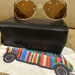 Vintage Paul Smith Brown Tortoise polarized Sunglasses, PS 373, Japan