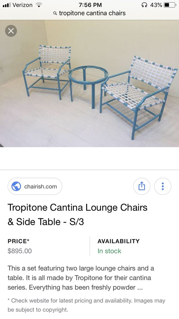 Customized Tropitone Cantina Patio Furniture For In El Dorado 1 098