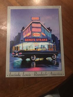 Geno’s Steaks Collectible Tin Sign
